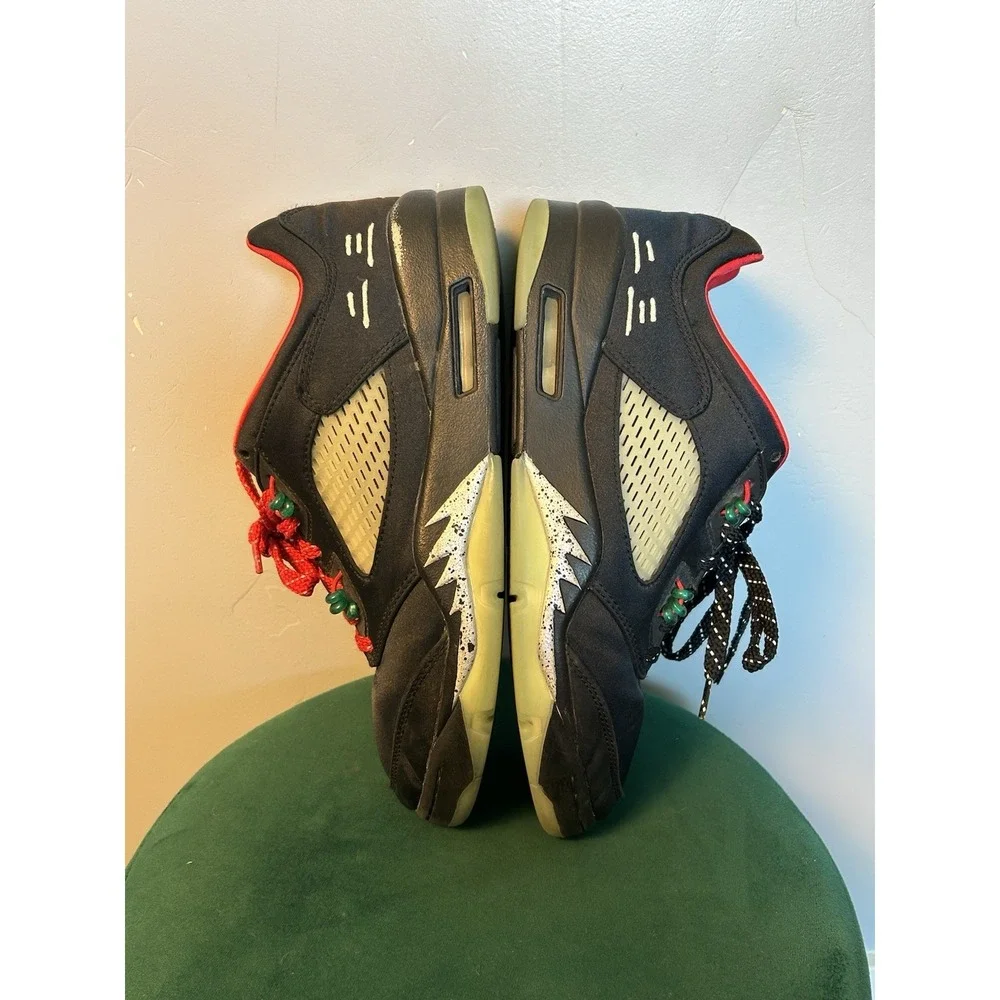 Air Jordan 5 Retro Low Clot Jade Anthracite Black Size 9 DM4640-036